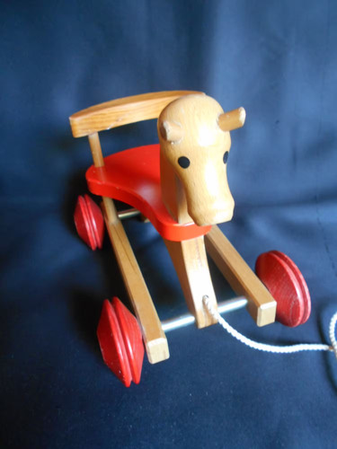 Jeu ancien cheval - en, bois