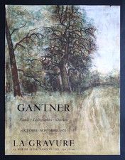 GANTNER Gravure Affiche