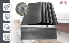 5 pièces tapis d'escalier STAIRS 25x75cm noir tapis d'escalier antidérapant l...