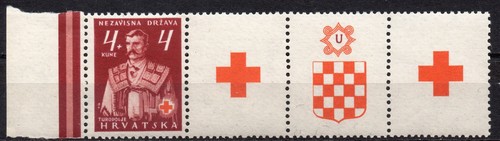 Timbre croatie 1941 kn - timbre,
