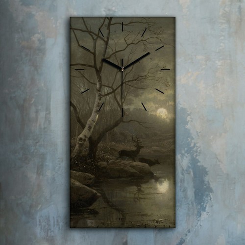 Horloge décorative sur - , toile