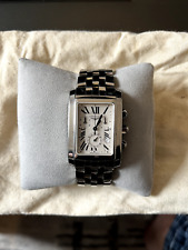 Longines DolceVita 30 Quartz Chronograph Stainless Steel Roman Numerals Watch