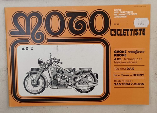 Revue motocyclettiste 18 - motocyclettiste, n°
