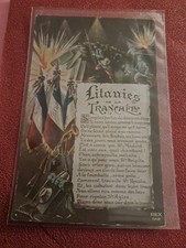        Carte Postale Ancienne De 14 18 Litanies De La Tranchée