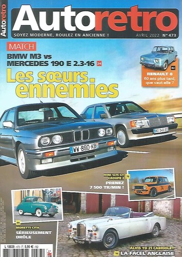 Auto retro 473 renault - 8, /