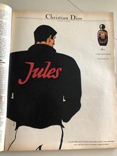 Publicité Vintage Advertising Luxe Parfum Jules CHRISTIAN DIOR (Décembre 1981)