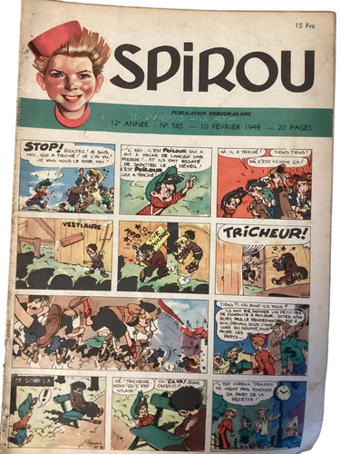 Ancienne revue spirou vintage - ancienne,