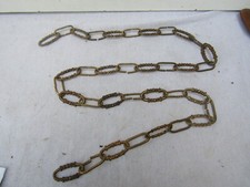 ancienne chaine  de lustre en laiton plafonnier