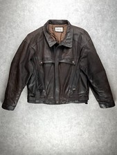 Blouson veste en cuir Japa trucker patiné