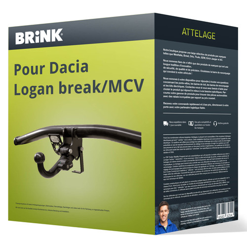 Attelage pour dacia logan - pour,