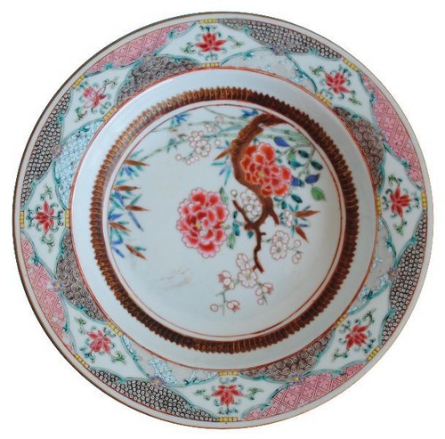 Assiette compagnie des indes - compagnie,