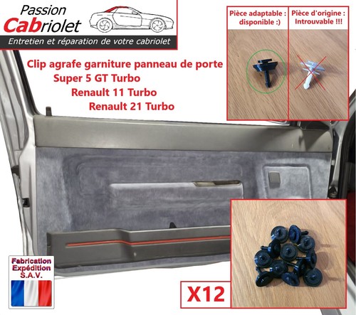 Clip agrafe panneau - , garniture