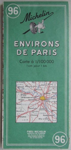 Carte michelin environs de - carte,