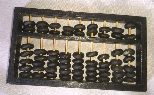 Ancien boulier chinois - ancien,