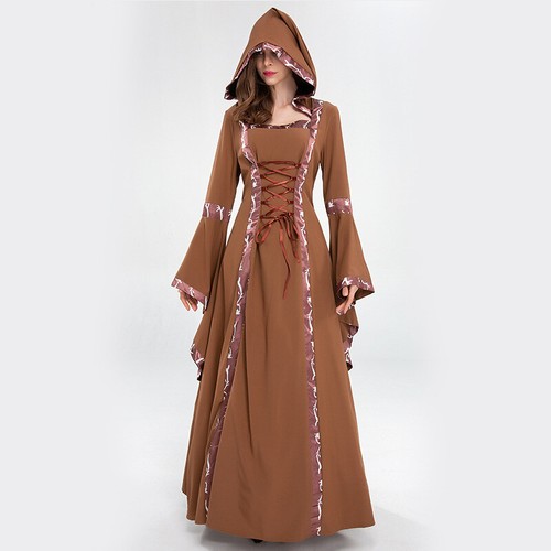 Femme médiéval robe long - femme, à