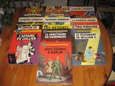 lot 13 bd BLAKE ET MORTIMER 1 a 3+6 a 10+18+24+29+rayon u 1+2 état neuf