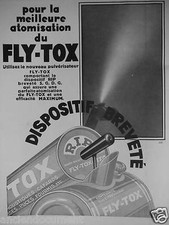 PUBLICITÉ 1933 FLY-TOX