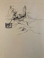 Belle Gravure Oiseau Verre