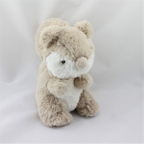 Doudou écureuil beige - , blanc
