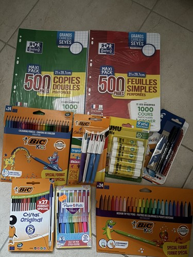 Lot fourniture scolaire - lot,