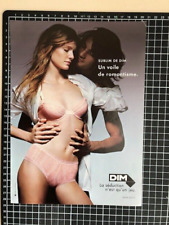Publicité de presse de 2005-Lingerie Dim Sublim- French ad