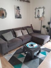 canapé d'angle fixe avec méridienne