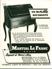 Publicité ancienne meuble secrétaire Martial Le Franc 1946 issue de magazine
