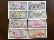 Lot set 4 BILLETS DE BANQUE BANKNOTES VIET-NAM VIETNAM 1987-1988 NEUF UNC NEW