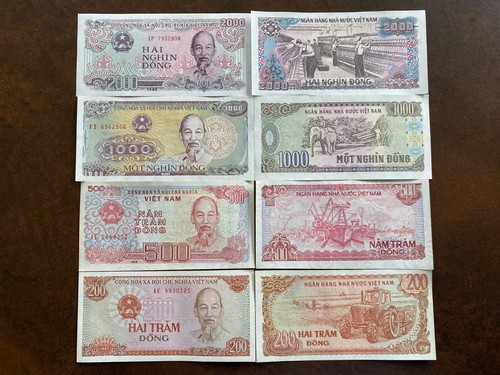 Lot set billets banque - 4, de