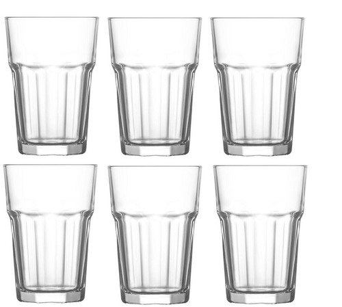 Verres eau lot - de, 6
