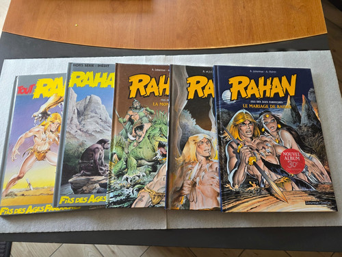 Lot rahan lecureux - 5, bd