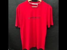 Red givenchy cotton t-shirt 