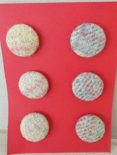 Boutons recouverts tissu - boutons,