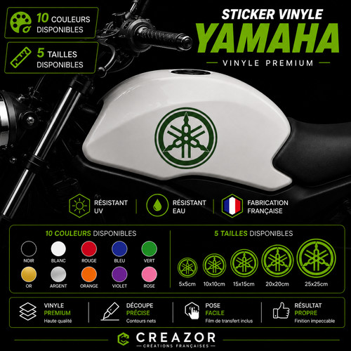 Lot stickers logo yamaha - lot, de