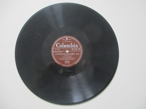 Disque 78t edith - ,
