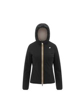 Veste K-Way Femme En Tissu Technique Couleur Beige/Noir, Code K6128TW.
