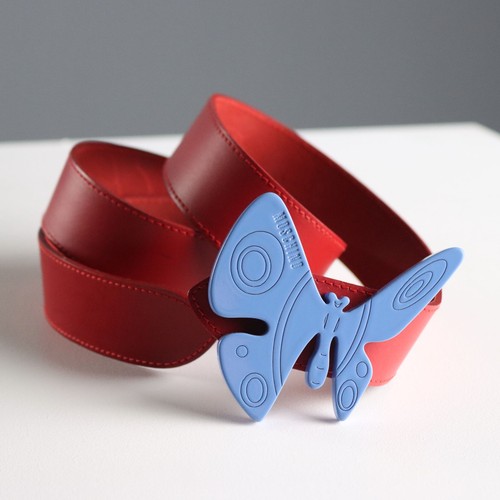 Ceinture moschino vintage cuir - vintage,