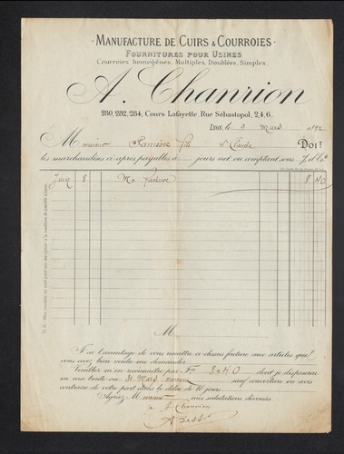 Lyon usine tannerie - (69), de