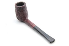 W. ⍉. LARSEN STRAIGHT BILLIARD SANDBLASTED - Estate Pipe Pfeife Pipa Pijp