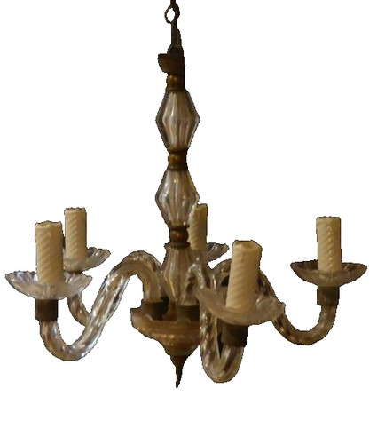 Ancien lustre cristal - lustre, en