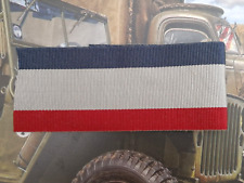 Ruban de médaille bleu blanc rouge Longueur : 15 cm Largeur : 4.2 cm?5a.