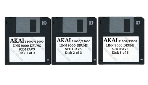 Akai s1000 s5000 set - akai, of