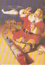 CP PC SANTA CLAUS PERE NOEL Weihnachtsmann Train Electrique Helicopter Coca-Cola