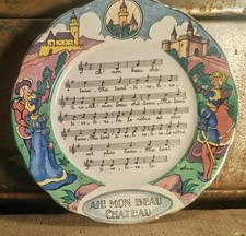 Assiette Sarreguemines -