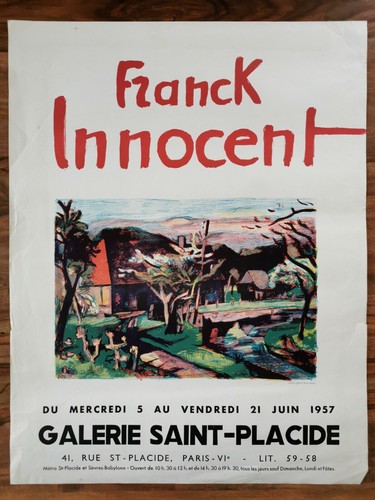 Franck innocent affiche - franck,