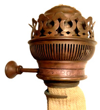 Grosse Bobèche Brûleur MATADOR 20" Lampe à Pétrole Vintage TBE