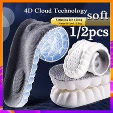1/2X Semelles Orthopédiques Supersoft Chaussures De Sport 4D Insère Pieds /