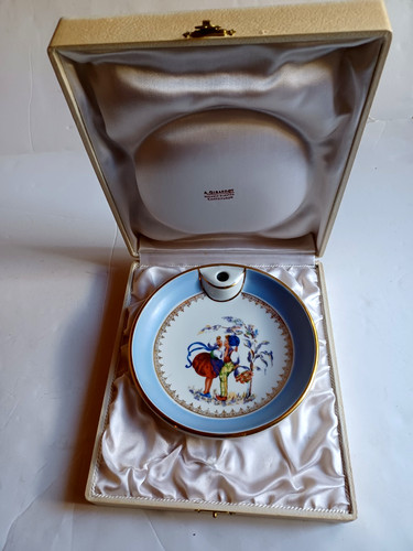 Ancienne assiette bouillie - a,