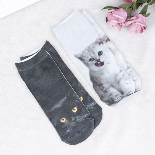 Pairs chaussttes chat - chaussttes,
