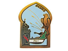 ANCIEN INSIGNE ARTILLERIE 68° R.A 3° BATTERIE BUSIRIS OPERATION DAGUET GOLFE